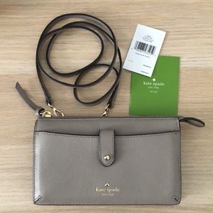Kate Spade wallet/bag, Larchmont Avenue cityscape